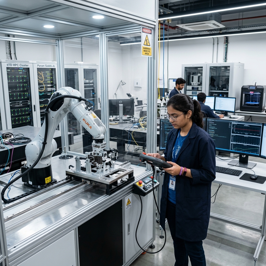 Advanced robotics and supercomputing center of excellence lab